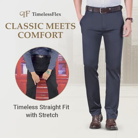 TimelessFlex - Men's High Stretch Straight Fit Pants